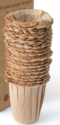 I cafilas Reusable Coffee Filter Cups Espresso Coffee Drip Tool Paper Filters Stainless Steel Coffee Driper Outdoor / Office DIY