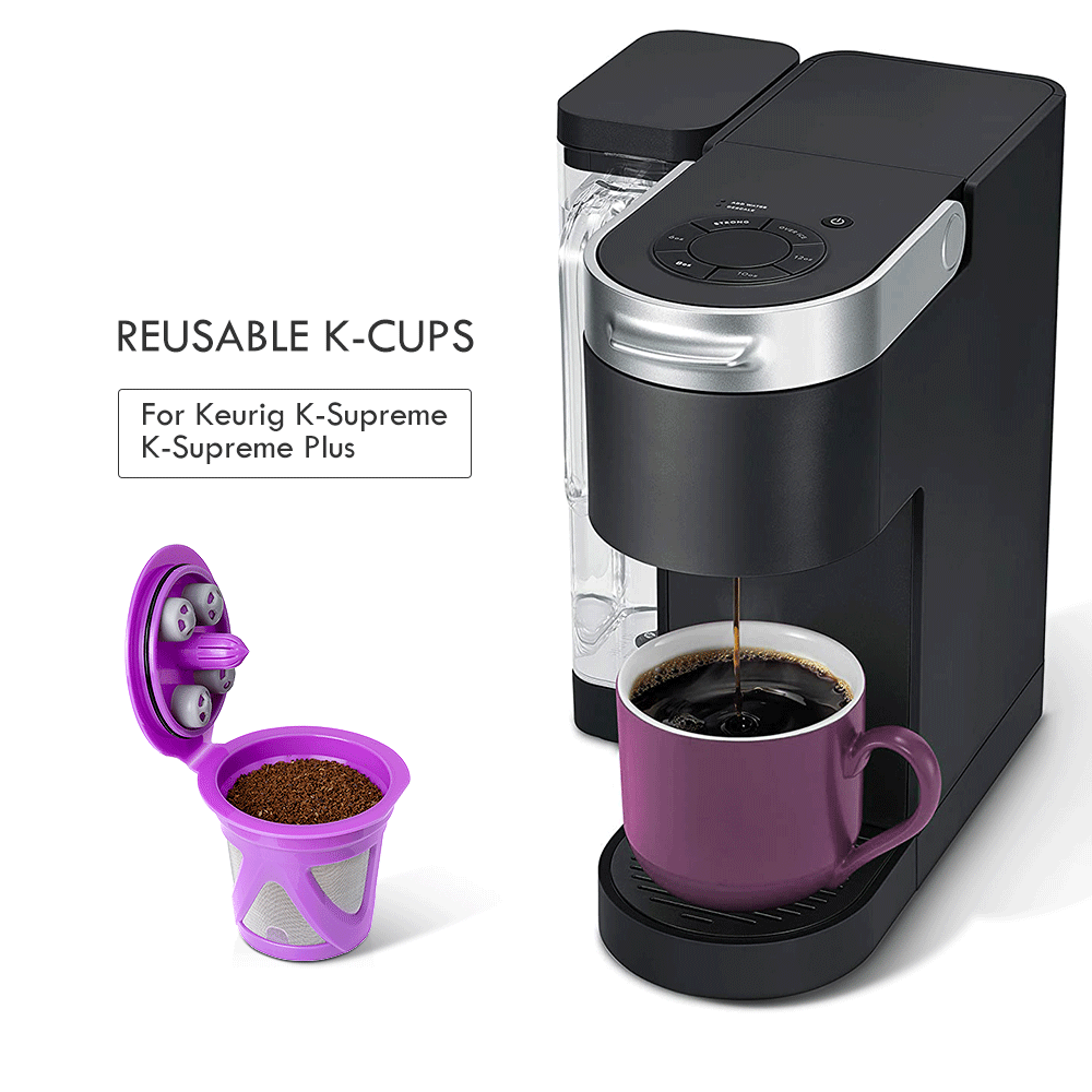 Keurig Refillable coffee Capsule Reusable K-cup Filter for 2.0 & 1.0 Brewers k cup reusable for Keurig machine K-Carafe tamper