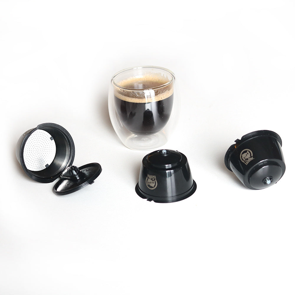 Crema Coffee Capsule Filter Upgrade 3rd Generation Two-type Dolce Gusto Cafeteira Refillable Reusable Coffee Cup Baskets Dripper