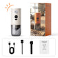 I Cafilas Portable Rechargeable Electric Coffee Grinder with Adjustable Grind Settings for Office, Travel, and Outdoor Coffee Making