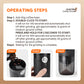 I Cafilas Portable Rechargeable Electric Coffee Grinder with Adjustable Grind Settings for Office, Travel, and Outdoor Coffee Making