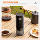 I Cafilas Portable Rechargeable Electric Coffee Grinder with Adjustable Grind Settings for Office, Travel, and Outdoor Coffee Making