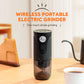 I Cafilas Portable Rechargeable Electric Coffee Grinder with Adjustable Grind Settings for Office, Travel, and Outdoor Coffee Making