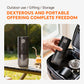 I Cafilas Portable Rechargeable Electric Coffee Grinder with Adjustable Grind Settings for Office, Travel, and Outdoor Coffee Making