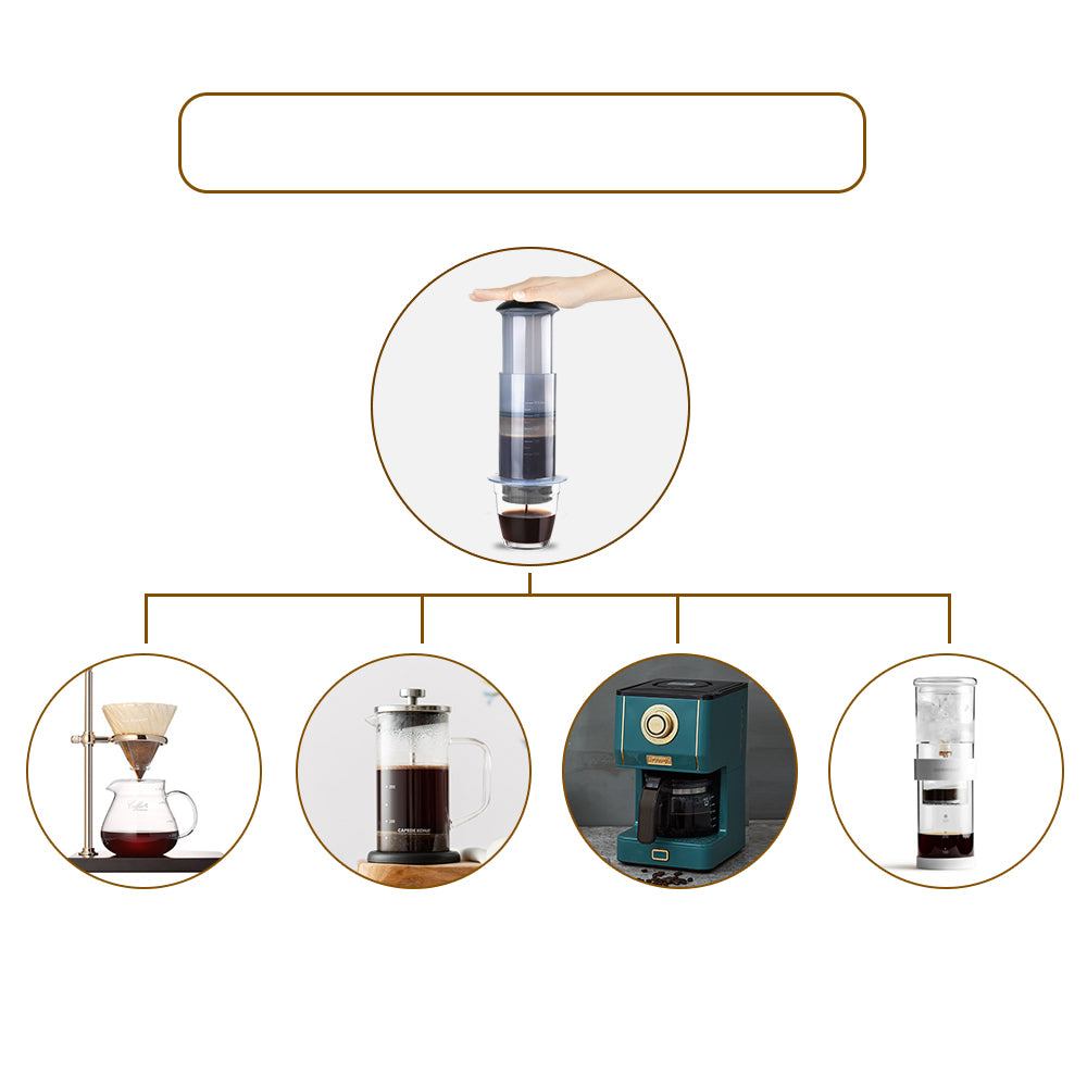 I Cafilas French press Espresso Coffee Maker Portable Cafe portable Cafe Coffee Pot For AeroPress MachinePressed Espresso