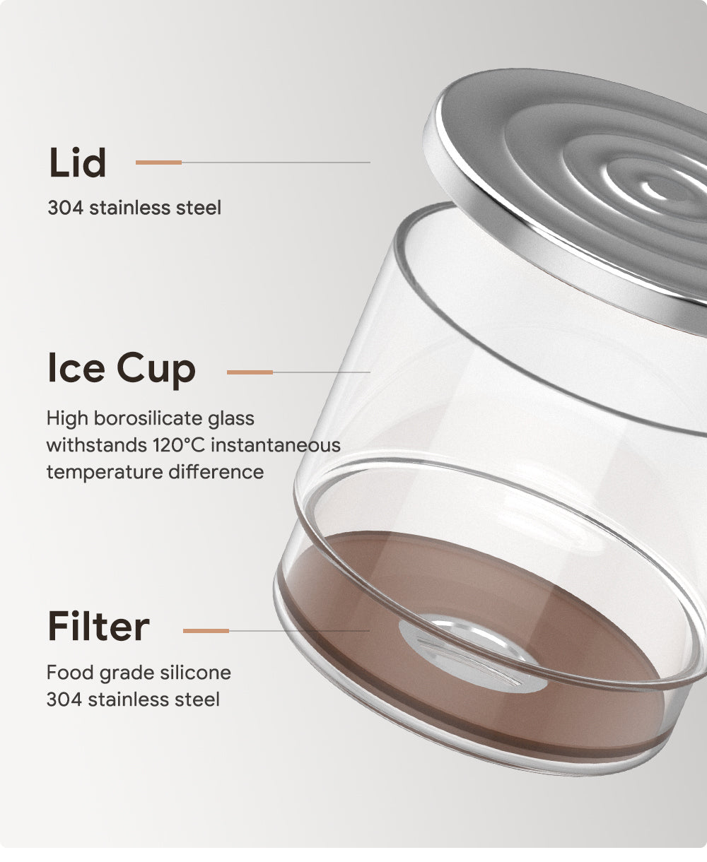 Icafilas cold brew ice dripper Portable Coffee Maker Ice Drip Coffee Maker Precise Finish Small Slow Drip Coffee Maker