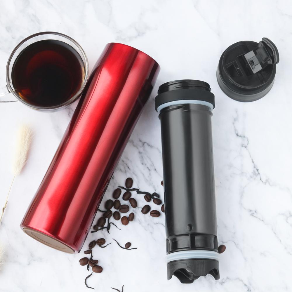 iCafilas Portable French Press Bottle