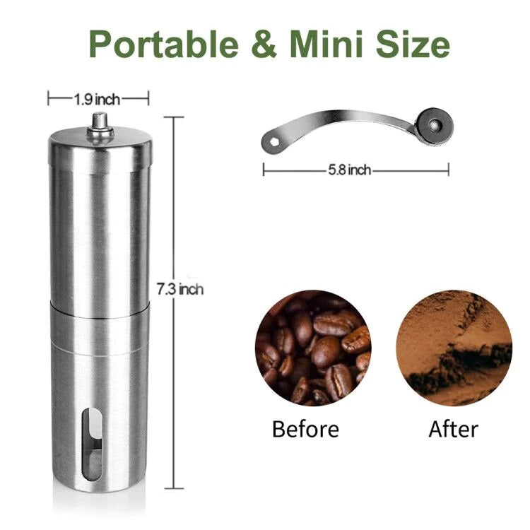 iCafilas Portable Mini Coffee Bean Grinder