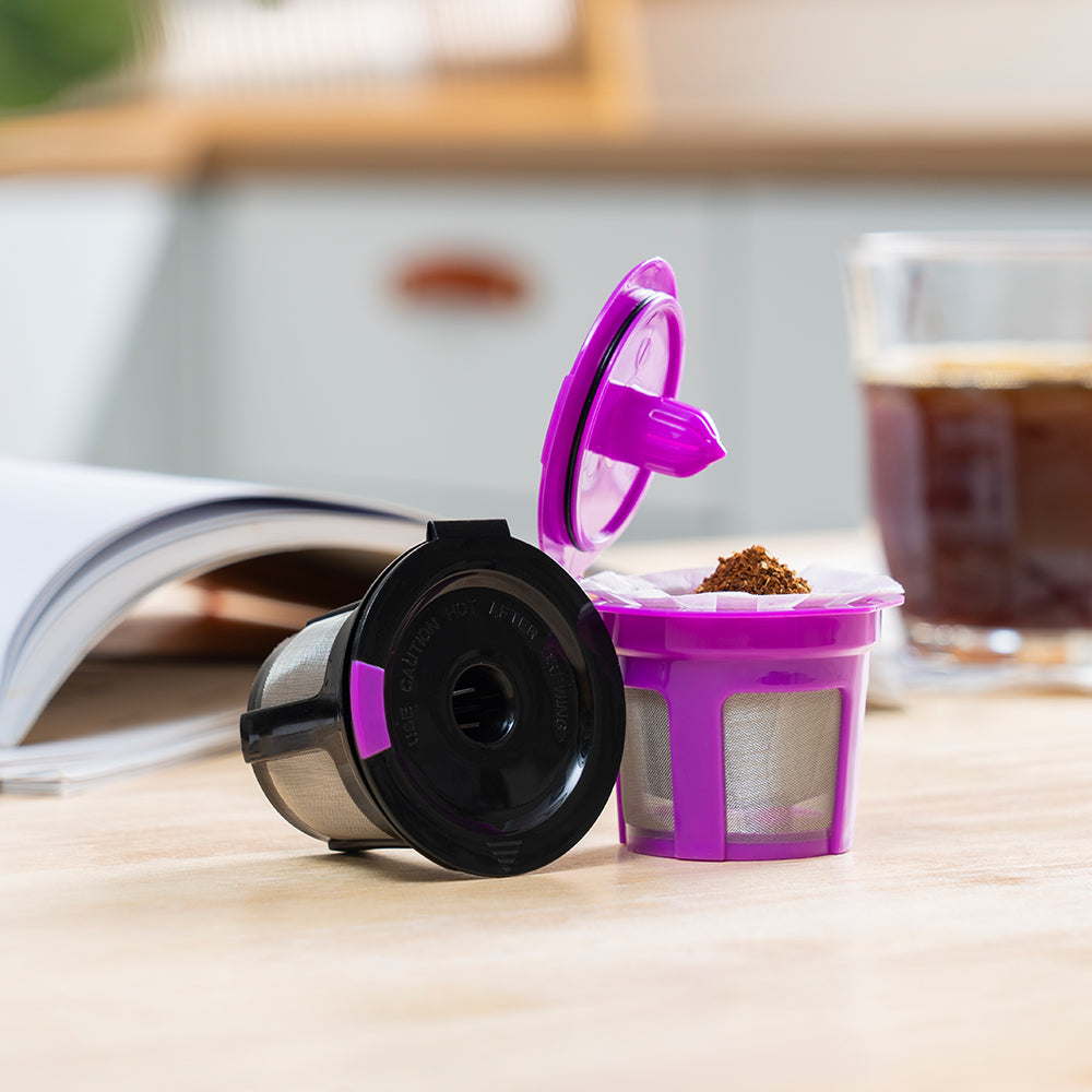 3Pcs/4pcs/6pcsset Coffee Pod Filters Compatible Keurig 1.0&2.0 K Cup Coffee system Reusable Coffee Filter With A Coffee Spoon