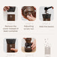 FK14 Electric Coffee Maker Rechargeable Portable Espresso Compatible Ground Coffee for Office Traveling