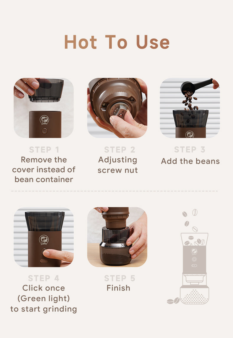 FK14 Electric Coffee Maker Rechargeable Portable Espresso