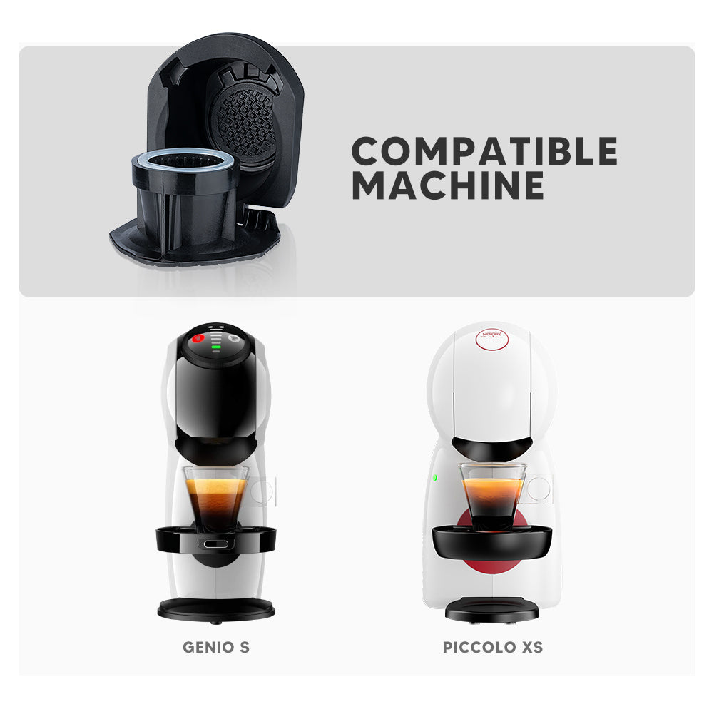 2pcs cápsulas recargables Dolce Gusto reutilizable Nescafé compatible con  plástico Piccolo Genio Esperta Capsula D_y