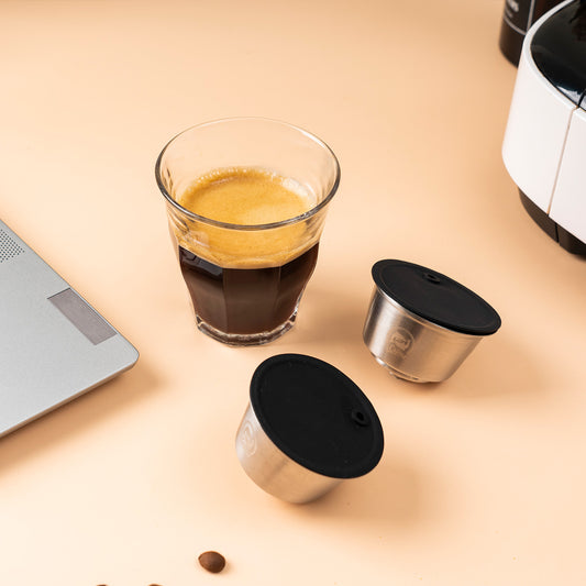 Capsule réutilisable Dolce Gusto Lumio 100% inox par Cafecolo™ – Caf'écolo