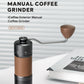 i Cafilas manual coffee grinder portable mill 420stainless steel 30g Coffee Power Titanium plating burr