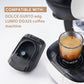 Coffee Capsule Adapter Reusable pod refillable coffee powder holder for sweet Gusto Lumio EDG325 machines Kremer machines