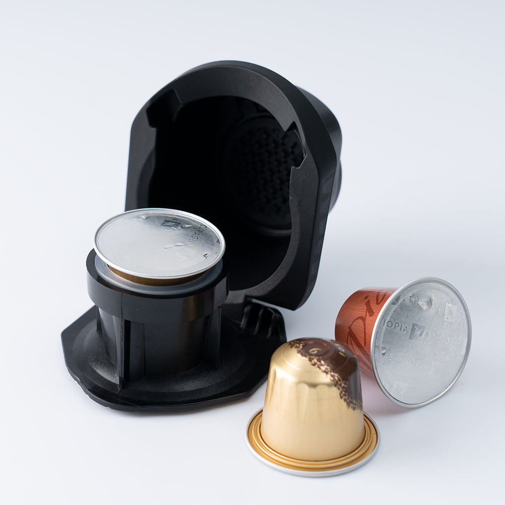 icafilas Adapter for Nescafe Dolce Gusto Piccolo xs Machine with Nespresso Capsule Holder for Genio s plus Convert Accessories