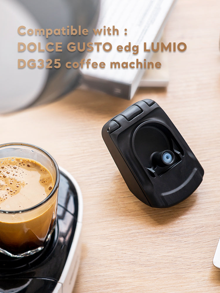 Coffee Capsule Adapter Reusable pod refillable coffee powder holder for sweet Gusto Lumio EDG325 machines Kremer machines