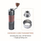 i Cafilas manual coffee grinder portable mill 420stainless steel 30g Coffee Power Titanium plating burr