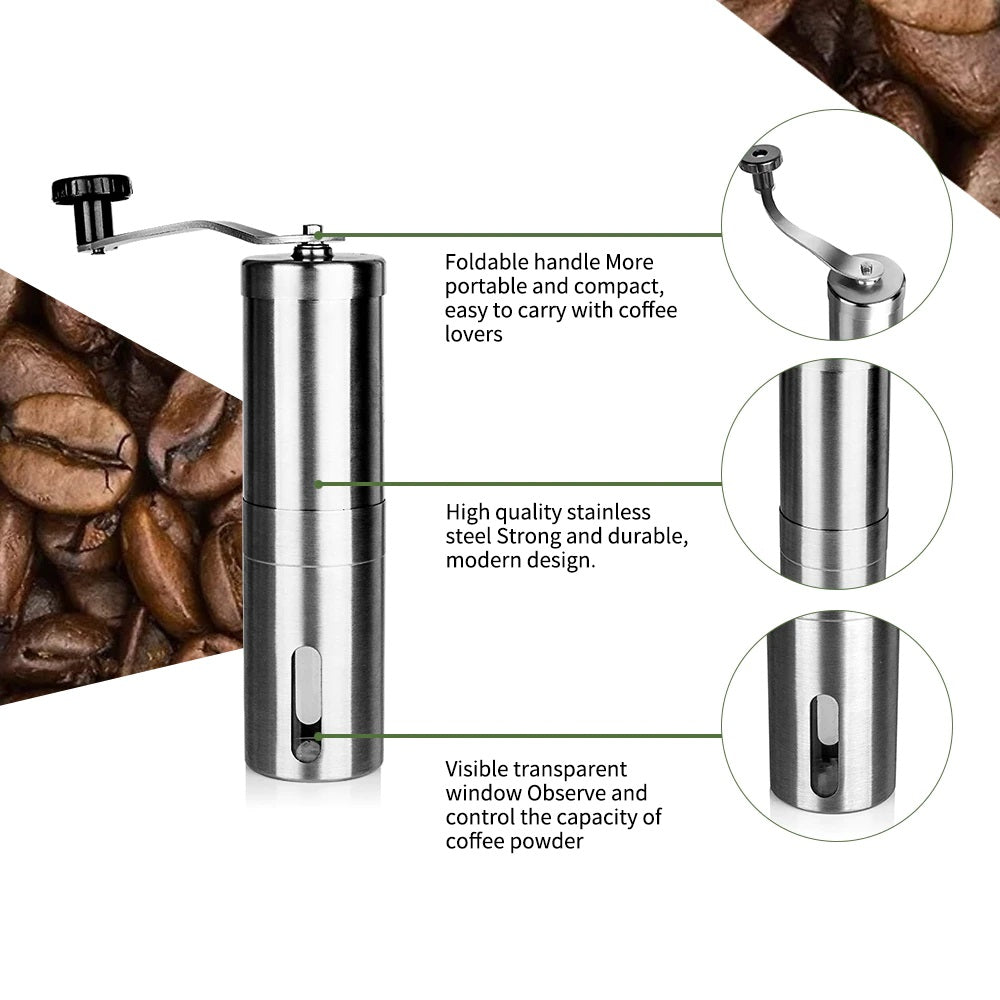 iCafilas Portable Mini Coffee Bean Grinder